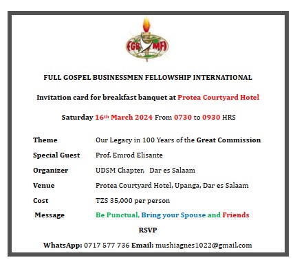 Breakfast banquet at Protea Courtyard Hotel